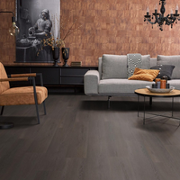 Floorlife Floorlife Wide Board klik PVC Vloer met Geïntegreerde Ondervloer - Charcoal