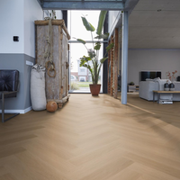Floorlife Floorlife  YUP Fulham Klik PVC Visgraat Vloer met Geïntegreerde Ondervloer - Dark Oak