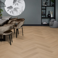 Floorlife Floorlife  YUP Fulham Klik PVC Visgraat Vloer met Geïntegreerde Ondervloer - Dark Oak