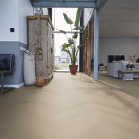 Floorlife Floorlife  YUP Fulham Klik PVC Visgraat Vloer met Geïntegreerde Ondervloer - Beige