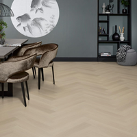 Floorlife Floorlife  YUP Fulham Klik PVC Visgraat Vloer met Geïntegreerde Ondervloer - Beige