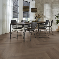 Floorlife Floorlife  YUP Fulham Klik PVC Visgraat Vloer met Geïntegreerde Ondervloer - Brown