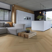 Floorlife Floorlife  YUP Fulham Klik PVC Visgraat Vloer met Geïntegreerde Ondervloer - Warm Oak