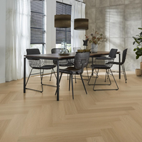 Floorlife Floorlife  YUP Fulham Klik PVC Visgraat Vloer met Geïntegreerde Ondervloer - Warm Oak