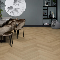 Floorlife Floorlife  YUP Fulham Klik PVC Visgraat Vloer met Geïntegreerde Ondervloer - Warm Oak