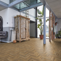 Floorlife Floorlife YUP Herringbone Klik PVC Visgraat Vloer met Geïntegreerde Ondervloer - Dark Oak