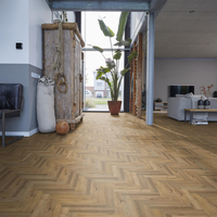 Floorlife Floorlife YUP Herringbone Klik PVC Visgraat Vloer met Geïntegreerde Ondervloer - Dark Oak