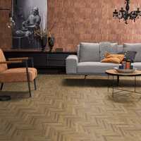 Floorlife Floorlife YUP Herringbone Klik PVC Visgraat Vloer met Geïntegreerde Ondervloer - Dark Oak