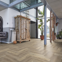 Floorlife Floorlife YUP Herringbone Klik PVC Visgraat Vloer met Geïntegreerde Ondervloer - Light Oak