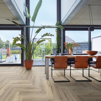 Floorlife Floorlife YUP Herringbone Klik PVC Visgraat Vloer met Geïntegreerde Ondervloer - Light Oak
