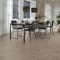 Floorlife Floorlife YUP Herringbone Klik PVC Visgraat Vloer met Geïntegreerde Ondervloer - Smoky