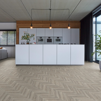 Floorlife Floorlife YUP Herringbone Klik PVC Visgraat Vloer met Geïntegreerde Ondervloer - Light Grey