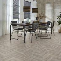 Floorlife Floorlife YUP Herringbone Klik PVC Visgraat Vloer met Geïntegreerde Ondervloer - Light Grey