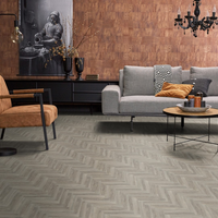 Floorlife Floorlife YUP Herringbone Klik PVC Visgraat Vloer met Geïntegreerde Ondervloer - Light Grey