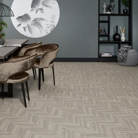 Floorlife Floorlife YUP Herringbone Klik PVC Visgraat Vloer met Geïntegreerde Ondervloer - Light Grey