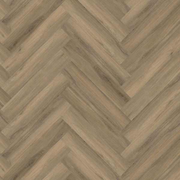 Floorlife Floorlife YUP Herringbone Klik PVC Visgraat Vloer met Geïntegreerde Ondervloer - Light Brown