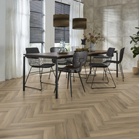 Floorlife Floorlife YUP Herringbone Klik PVC Visgraat Vloer met Geïntegreerde Ondervloer - Light Brown