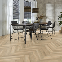 Floorlife Floorlife YUP Herringbone Klik PVC Visgraat Vloer met Geïntegreerde Ondervloer - Beige