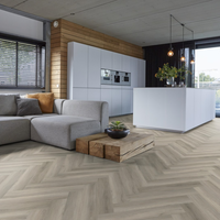 Floorlife Floorlife YUP Herringbone Klik PVC Visgraat Vloer met Geïntegreerde Ondervloer - Grey
