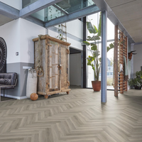 Floorlife Floorlife YUP Herringbone Klik PVC Visgraat Vloer met Geïntegreerde Ondervloer - Grey
