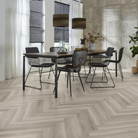 Floorlife Floorlife YUP Herringbone Klik PVC Visgraat Vloer met Geïntegreerde Ondervloer - Grey