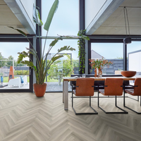 Floorlife Floorlife YUP Herringbone Klik PVC Visgraat Vloer met Geïntegreerde Ondervloer - Grey