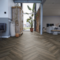 Floorlife Floorlife YUP Herringbone Klik PVC Visgraat Vloer met Geïntegreerde Ondervloer - Dark Grey