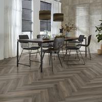 Floorlife Floorlife YUP Herringbone Klik PVC Visgraat Vloer met Geïntegreerde Ondervloer - Dark Grey