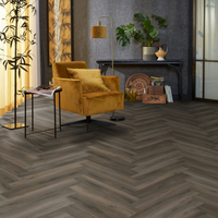Floorlife Floorlife YUP Herringbone Klik PVC Visgraat Vloer met Geïntegreerde Ondervloer - Dark Grey