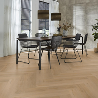 Floorlife Floorlife YUP Leyton Klik PVC Visgraat Vloer met Geïntegreerde Ondervloer - Warm Oak