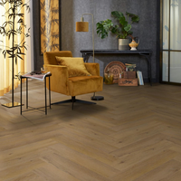 Floorlife Floorlife YUP Leyton Klik PVC Visgraat Vloer met Geïntegreerde Ondervloer - Dark Oak