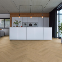 Floorlife Floorlife YUP Merton Klik PVC Visgraat Vloer met Geïntegreerde Ondervloer - Light Oak