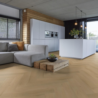 Floorlife Floorlife YUP Merton Klik PVC Visgraat Vloer met Geïntegreerde Ondervloer - Light Oak