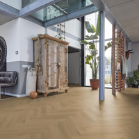 Floorlife Floorlife YUP Merton Klik PVC Visgraat Vloer met Geïntegreerde Ondervloer - Light Oak