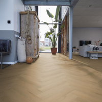 Floorlife Floorlife YUP Merton Klik PVC Visgraat Vloer met Geïntegreerde Ondervloer - Light Oak