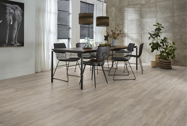 Floorlife Floorlife Bankstown Plak PVC Vloer - Light Grey