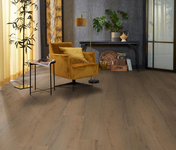 Floorlife Floorlife Barnet Plak PVC Vloer - Dark Oak