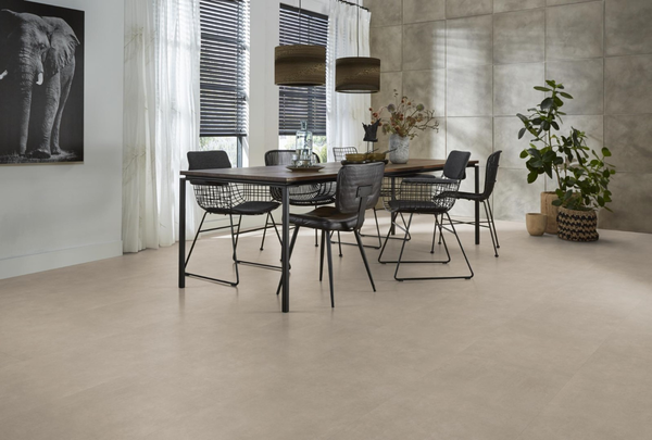 Floorlife Floorlife Basic Plak PVC Tegelvloer - Sand