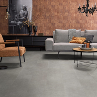 Floorlife Floorlife Basic Plak PVC Tegelvloer - Light Grey