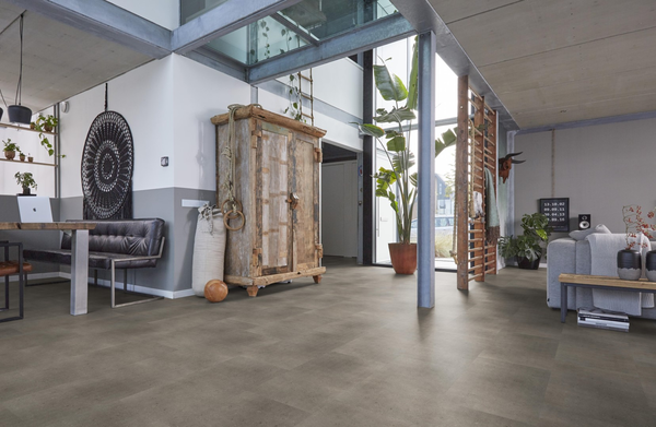 Floorlife Floorlife Composite Plak PVC Tegelvloer - Warm Grey