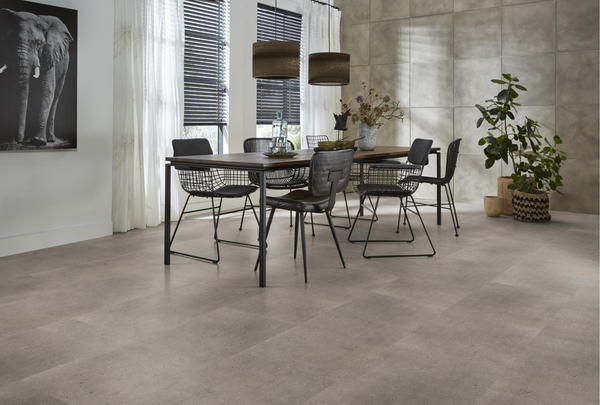 Floorlife Floorlife Composite Plak PVC Tegelvloer - Warm Grey