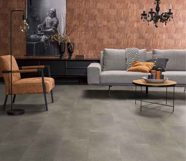 Floorlife Floorlife Composite Plak PVC Tegelvloer - Warm Grey