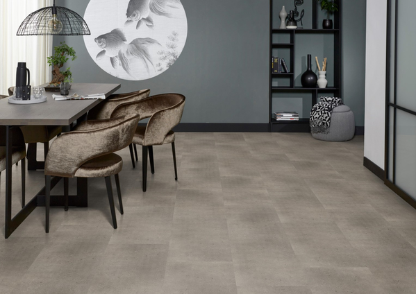Floorlife Floorlife Composite Plak PVC Tegelvloer - Warm Grey