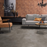 Floorlife Floorlife Ealing Plak PVC Tegelvloer - Warm Grey