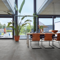 Floorlife Floorlife Ealing XL Plak PVC Tegelvloer - Dark Grey