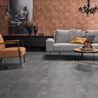 Floorlife Floorlife Ealing XL Plak PVC Tegelvloer - Dark Grey