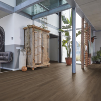 Floorlife Floorlife Greenwich Plak PVC Vloer - Warm Brown