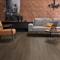 Floorlife Floorlife Greenwich Plak PVC Vloer - Warm Brown