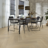 Floorlife Floorlife Harringbone Plak PVC Visgraat Vloer - Natural