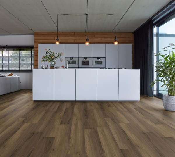 Floorlife Floorlife Paddington Plak PVC Vloer - Warm Brown